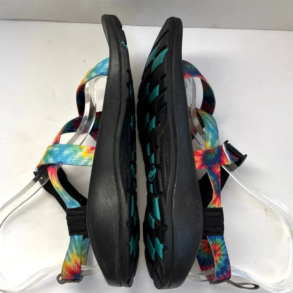 Chaco Z/1 Wide Strap Sandals Size 6 Tie Dye